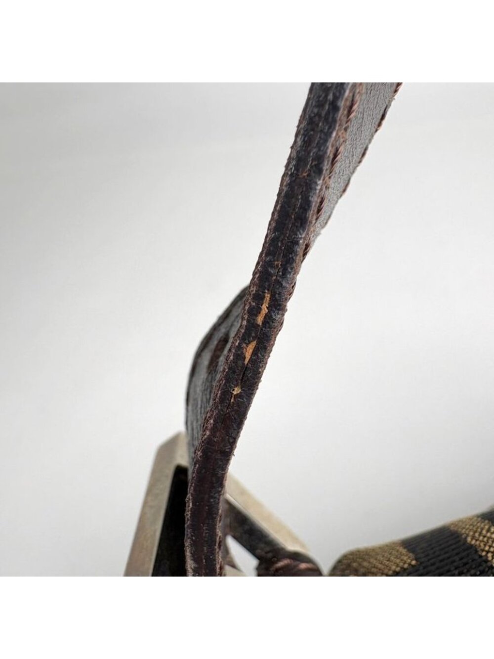 Fendi Zucca Pattern Shoulder Bag Mamma Baguette - Picture 6 of 8